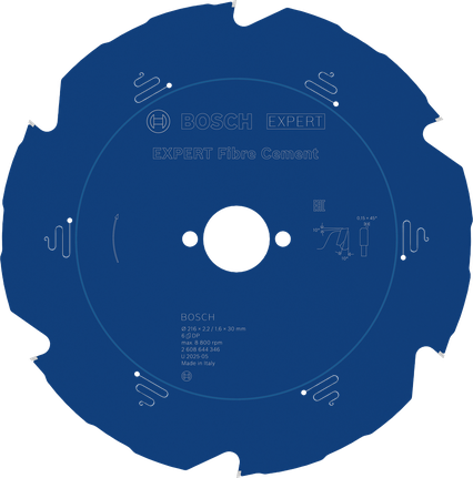 BoschEXPERT 纤维水泥圆锯片 216 毫米。